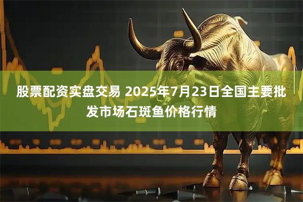 股票配资实盘交易 2025年7月23日全国主要批发市场石斑鱼价格行情